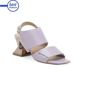 CHRIS DONOVAN Iris Leather Rene Heeled Sandals